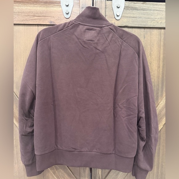 G-Star Women's Asymmetric Button Mock Neck Sweater Fits Sm-Med - Picture 4 of 6